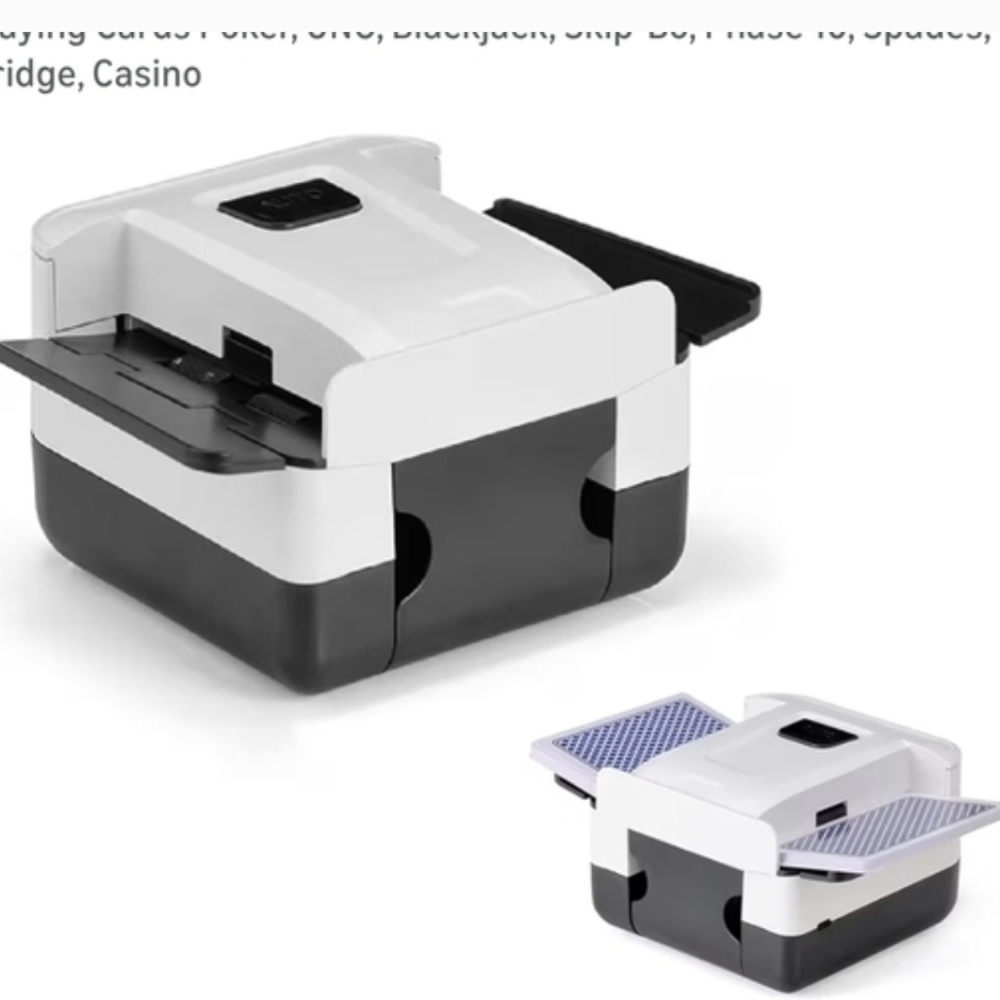 Automatic Card Shuffler - Black and White